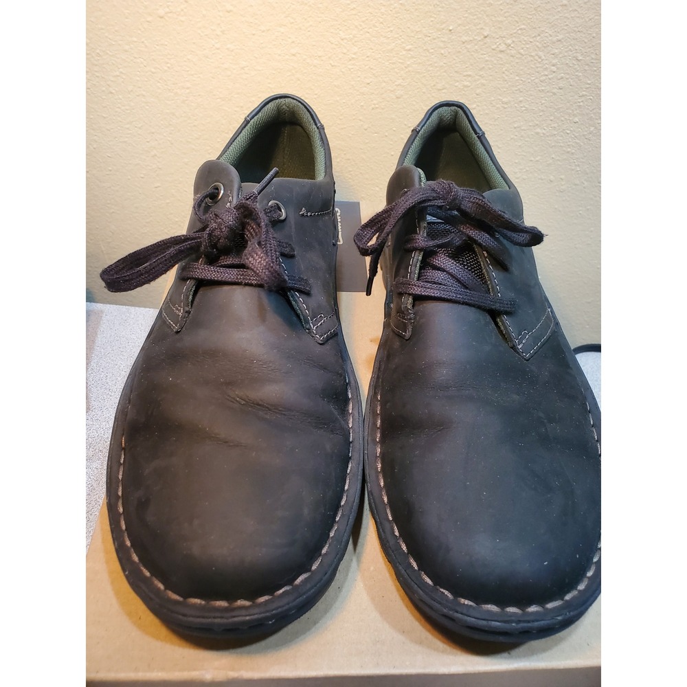 Clarks Vanek Plain Mens Black Leather Oxfords Shoes 8.5  Business Dress Like new